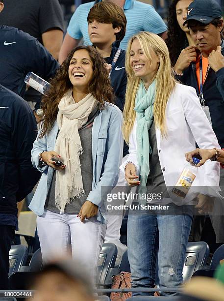 Maria Perello and Maria Isabel Nadal attend the 2013 US Open at USTA Billie Jean King National Tennis Center on September 7, 2013 in New York City.