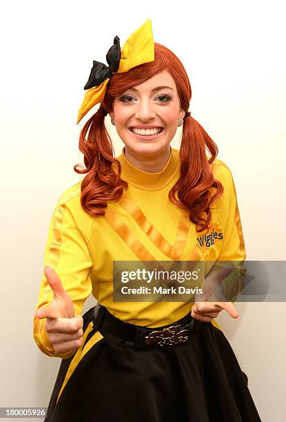 Actress Emma Watkins attends 'The Wiggles Portrait Session' held at the Thousand Oaks Civic Arts Plaza on September 7, 2013 in Thousand Oaks,...