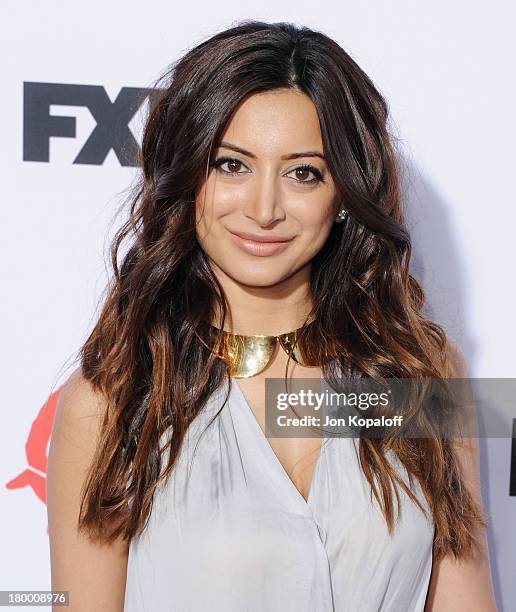 Actress Noureen DeWulf arrives at FX's "Sons Of Anarchy" Season 6 Premiere Screening at Dolby Theatre on September 7, 2013 in Hollywood, California.