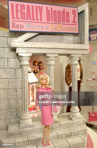 Toymaker Mattel features the Legally Blonde 2 collection at the 2003 Toy Fair February 16, 2003 in New York City.