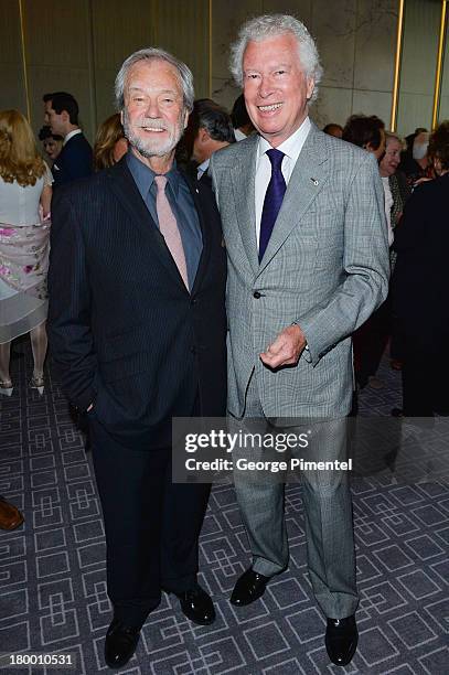 Gordon Pinsent and Ken Taylor attend the George Christy Party during the 2013 Toronto International Film Festival at Four Seasons Hotel on September...