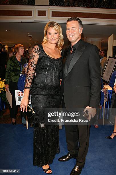 Franziska Van Almsick Und Freund Jürgen B. Harder Bei Der "United People Charity Night2006 Zugunsten Power-Child" Im Hotel Bayrischen Hof In München .