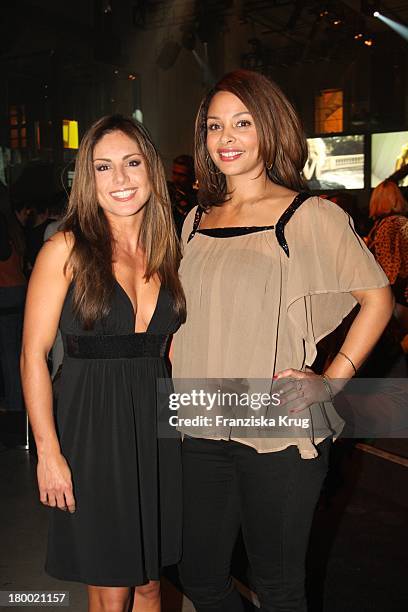 Nazan Eckes Und Joy Denalane Bei Der Fashionparty "10 Jahre Mango In Deutschland" Im Ewerk In Berlin .