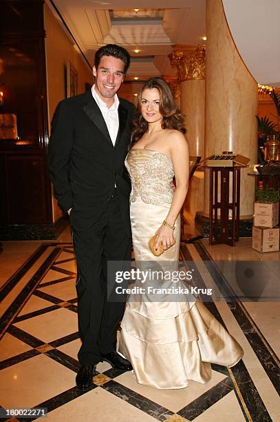 Michael Stich Und Seine Ehefrau Alexandra In Escada Bei Der Internationalen Gala "Art For Children" Zugunsten Der Organisation Innocence And Danger...