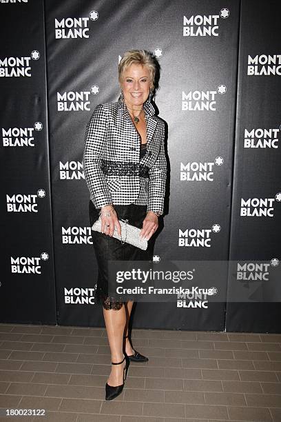 Tanja Schumann Bei Der Weltpremiere Der " Limited Edition Johannes Gutenberg 42" Von Montblanc In Der Prinovis Druckerei In Ahrensburg Bei Hamburg Am...