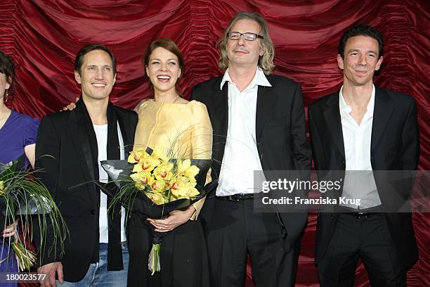 Benno Fürmann, Jessica Schwarz, Leander Haussmann Und Oliver Berben Bei Der Premiere Von "Warum Männer Nicht Zuhören Und Frauen Schlecht Einparken...