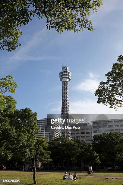yamashita park - stadtbezirk naka yokohama stock-fotos und bilder