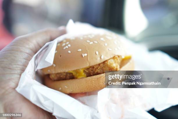 fish burger hamburger - fish finger stock pictures, royalty-free photos & images