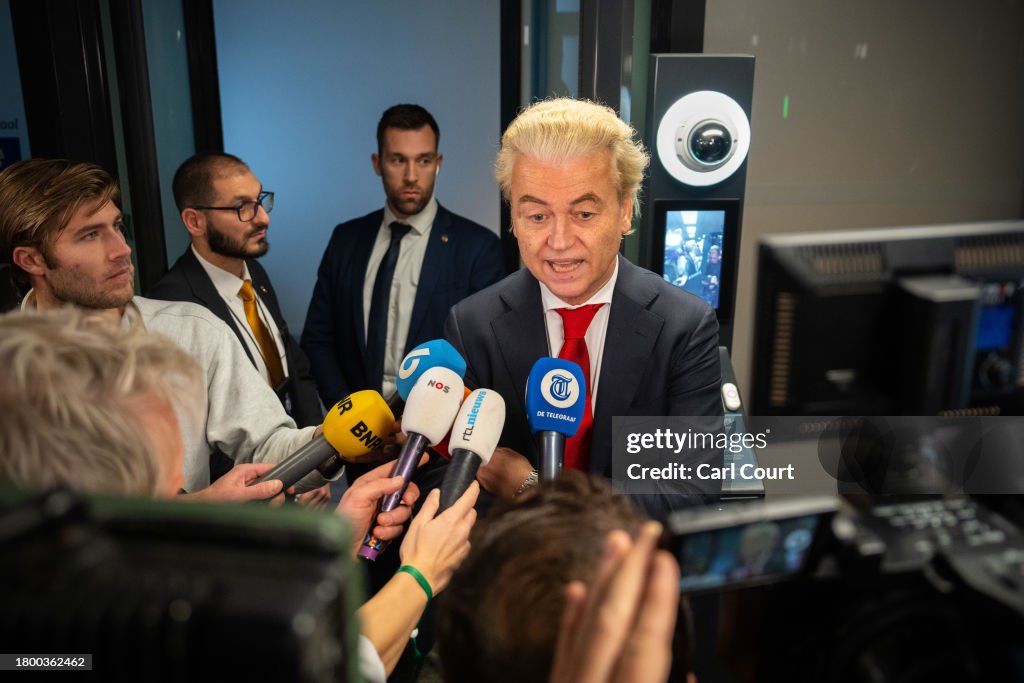 Coalition Talks At Dutch Parliament After Far-Right Election Win