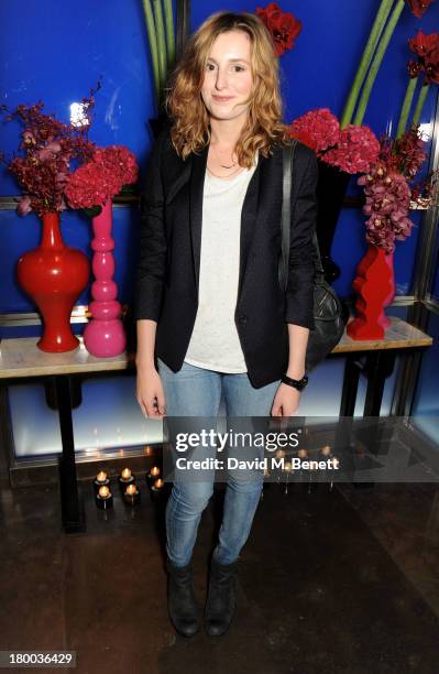 Laura Carmichael attends the launch of 'Dim Sum Sundays' by Hakkasan at Hakkasan Hanway Place on September 8, 2013 in London, England.