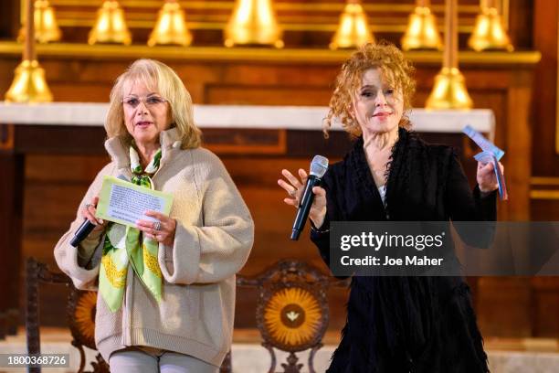 Elaine Paige and Bernadette Peters host "West End Woofs " 2023 at St Paul’s Church on November 18, 2023 in London, England.