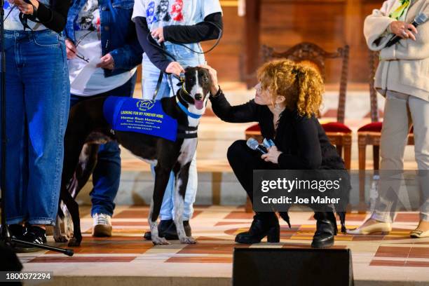 Bernadette Peters hosts "West End Woofs " 2023 at St Paul’s Church on November 18, 2023 in London, England.