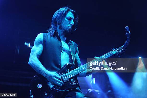 Guitar player Dave Navarro of Jane's Addiction performs at Uproar Festival at the Gorge Amphitheater on September 7, 2013 in George, Washington.