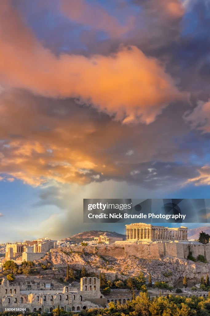 Acropolis of Athens, Greece.