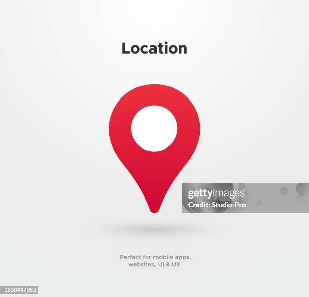 stockillustraties, clipart, cartoons en iconen met location icon symbol - wegcode