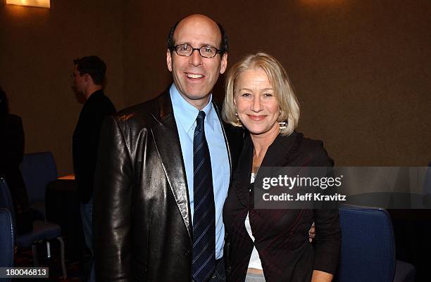 Matt Blank & Helen Mirren during Showtime Networks Inc. Television Critics Associations Presentation at Renaissance Hotel in Hollywood, CA, United...