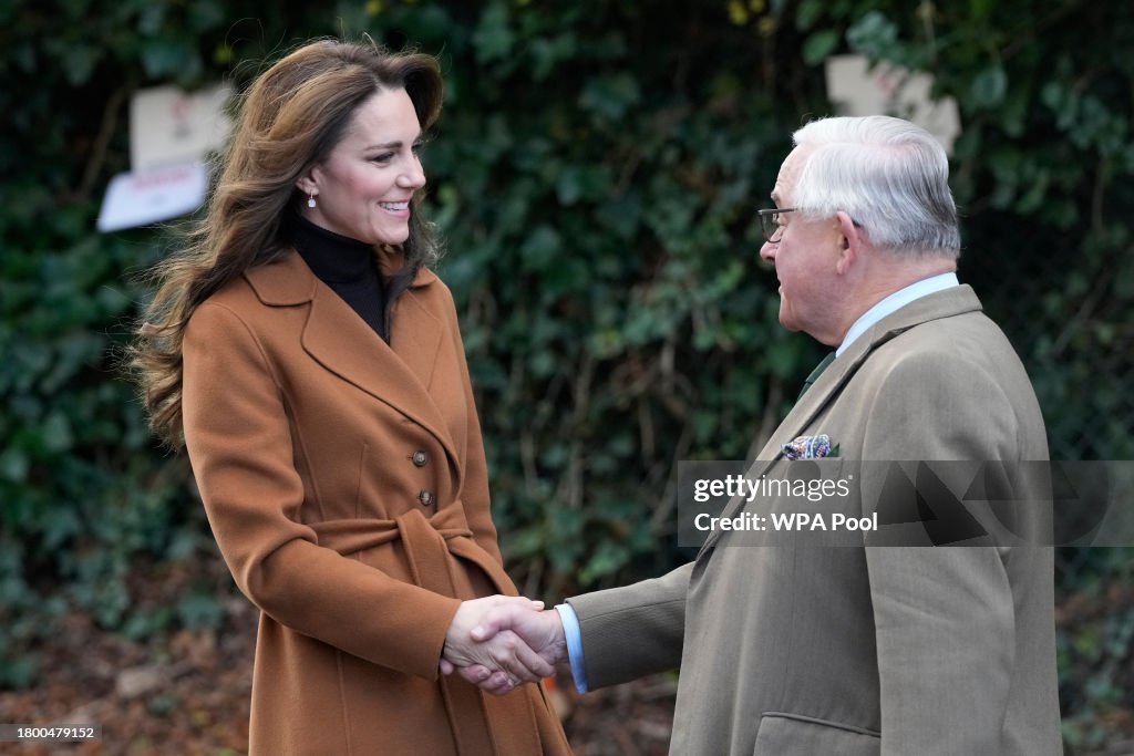 The Princess Of Wales Visits Sebby's Corner In Barnet