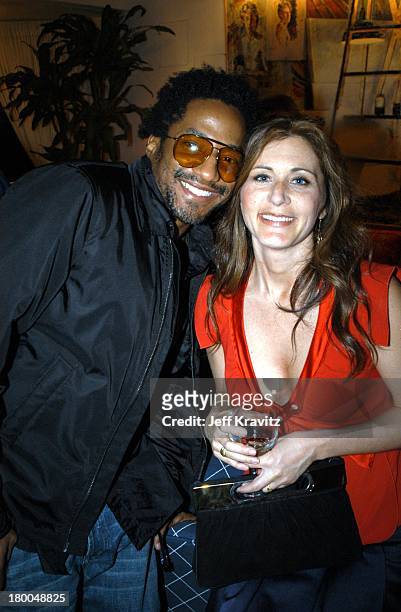 Qtip during Irwin Winkler Party for Martin Scorsese at Winkler Home in Beverly Hills, CA, United States.