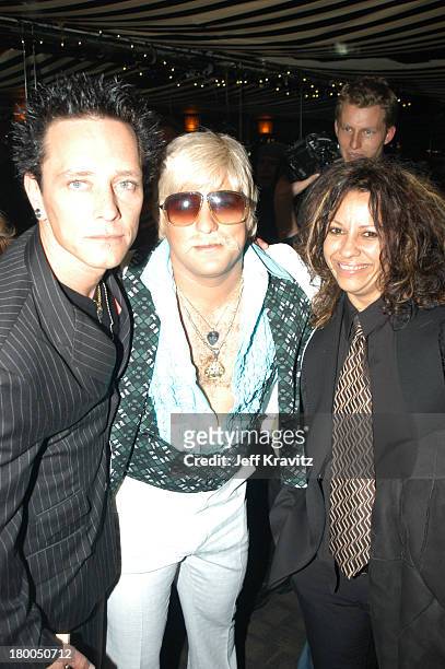 Billy Morrison, Johnny Flava during MTV Rock The Vote 10th Annual Patrick Lippert Awards at Roseland Ballroom in New York, NY, United States.