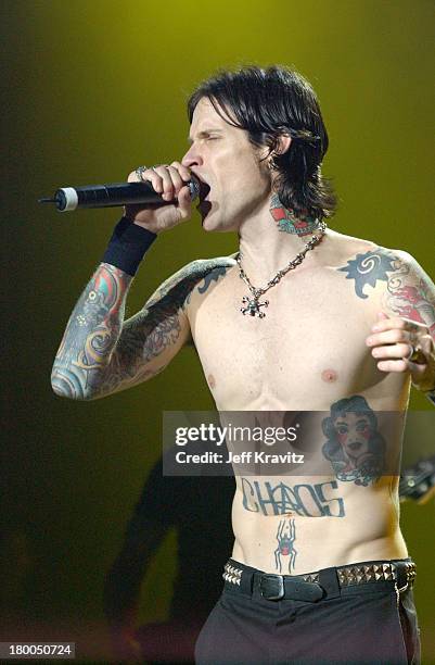 Josh Todd of Buckcherry during MTV Rock The Vote 10th Annual Patrick Lippert Awards at Roseland Ballroom in New York, NY, United States.