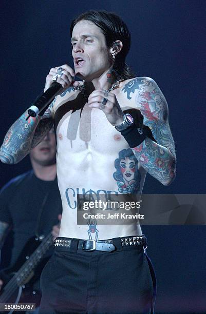 Josh Todd of Buckcherry during MTV Rock The Vote 10th Annual Patrick Lippert Awards at Roseland Ballroom in New York, NY, United States.