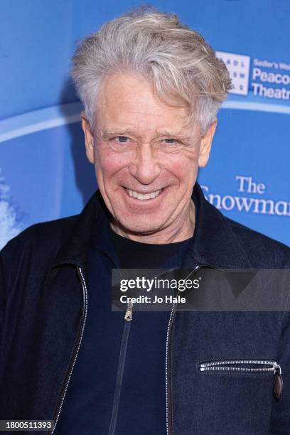 Adam Clayton of U2 arrives for the performance of "The Snowman" at The Peacock Theatre on November 18, 2023 in London, England.