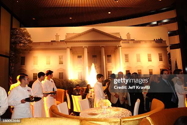 General view of the atmosphere during the HBO premiere of The Special Relationship after party held at Directors Guild Of America on May 19, 2010 in...