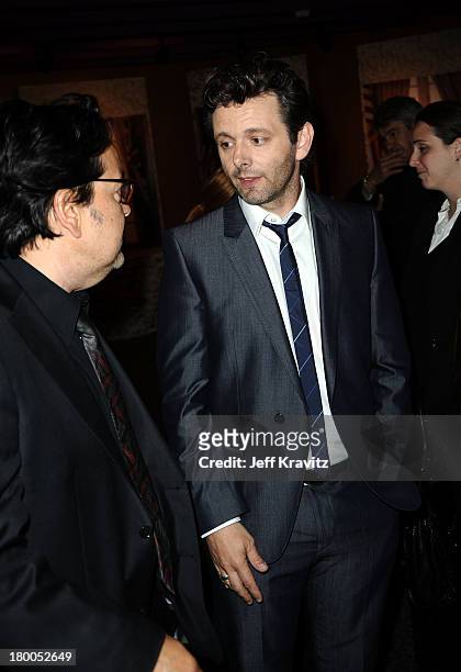 President of HBO Films Len Amato and actor Michael Sheen attend the HBO premiere of The Special Relationship after party held at Directors Guild Of...