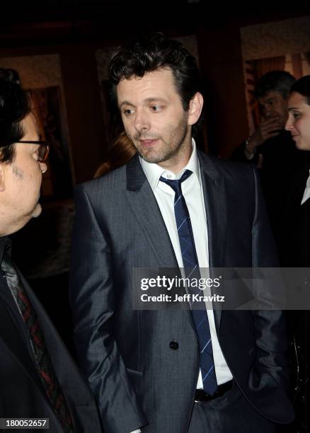 President of HBO Films Len Amato and actor Michael Sheen attend the HBO premiere of The Special Relationship after party held at Directors Guild Of...