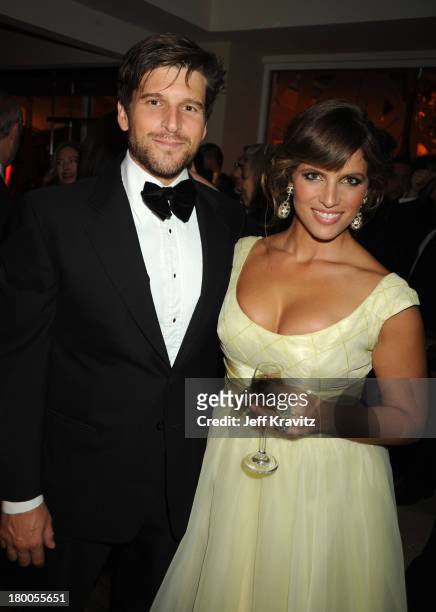 Andrew G and actress Noa Tishby attend the 67th Annual Golden Globe Awards official HBO After Party held at Circa 55 Restaurant at The Beverly Hilton...