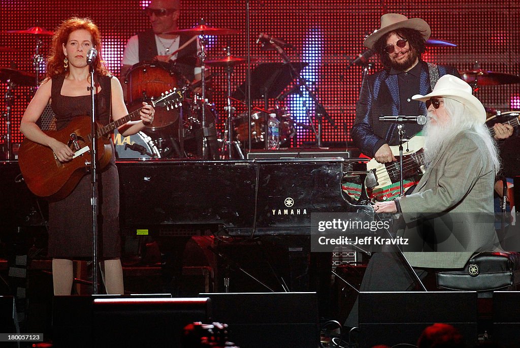 Neil Case Musicians Neko Case and Leon Russell perform at 2010 MusiCares Person ...