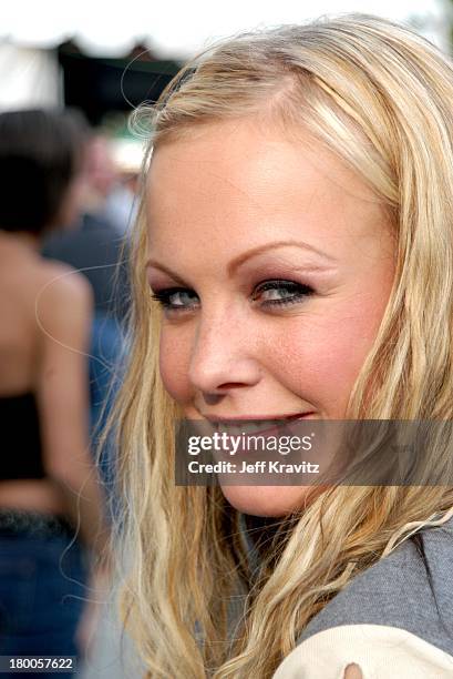 Evi Goffin of Lasgo during Wango Tango Backstage at Rose Bowl in Pasadena, CA, United States.