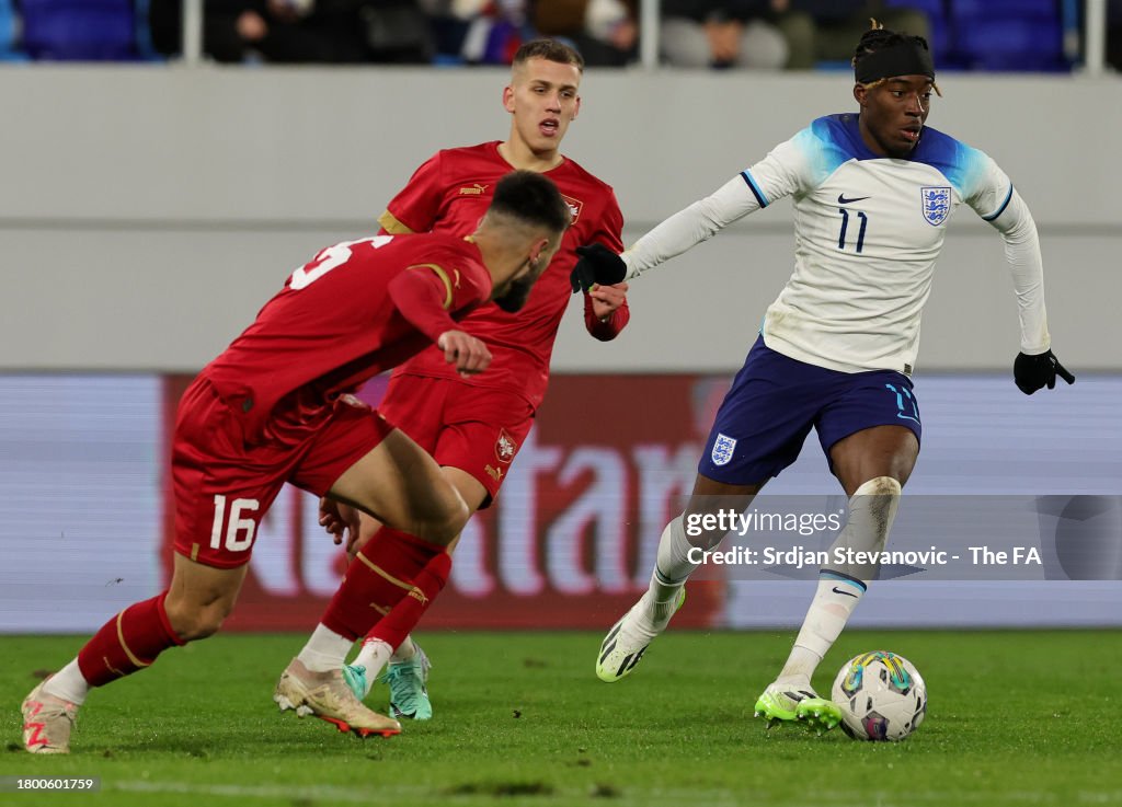 Serbia v England - UEFA U21 Euro 2025 Qualifier