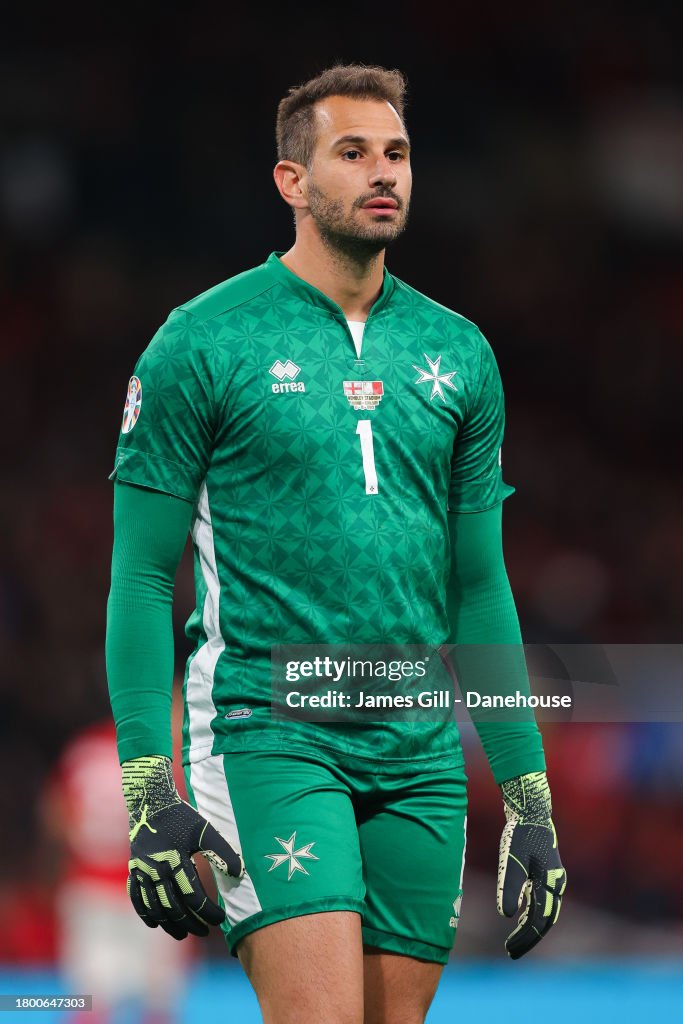 Henry Bonello of Malta during the UEFA EURO 2024 European qualifier