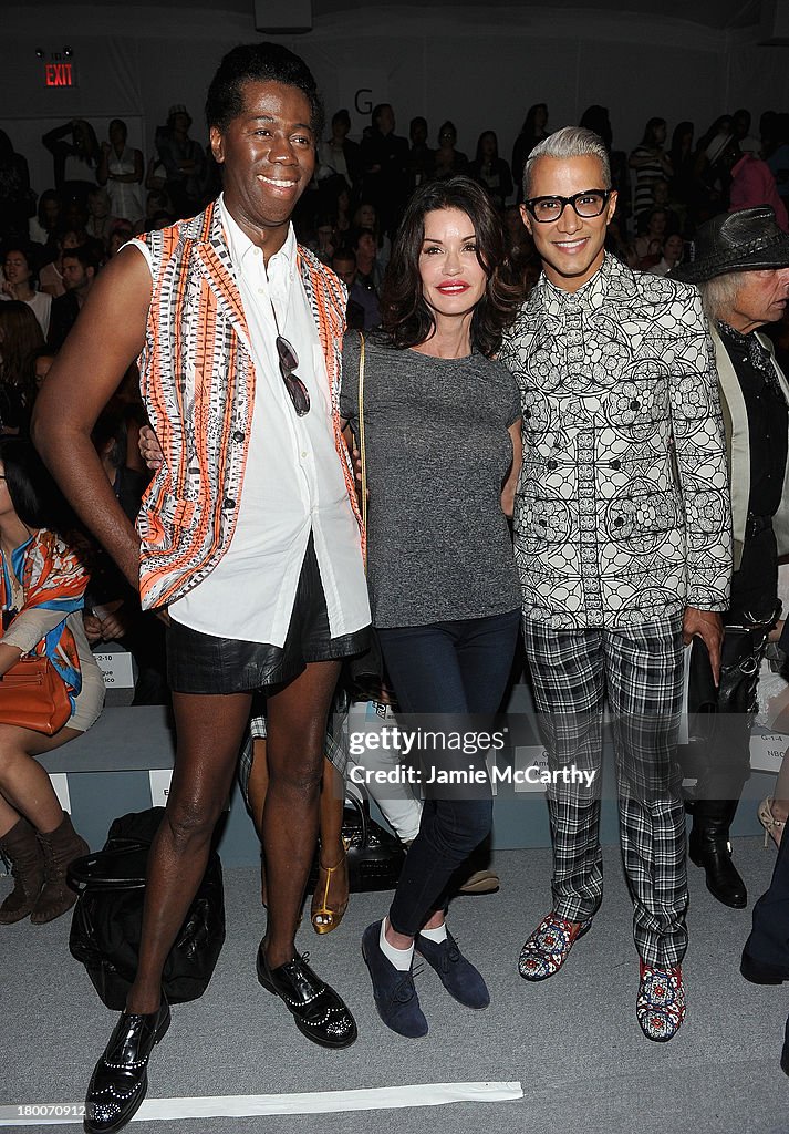 Custo Barcelona - Front Row & Backstage - Spring 2014 Mercedes-Benz Fashion Week