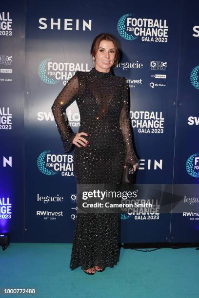 Coleen Rooney attends the "Football For Change" Charity Gala 2023 at Emirates Old Trafford on November 18, 2023 in Manchester, England.