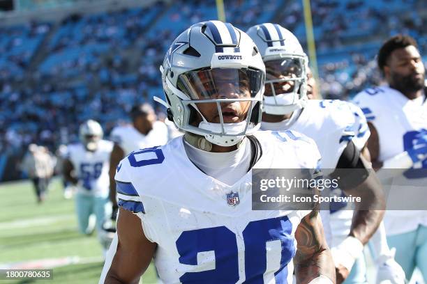 Dallas Cowboys running back Tony Pollard during an NFL football game between the Dallas Cowboys and the Carolina Panthers on November 19, 2023 at...