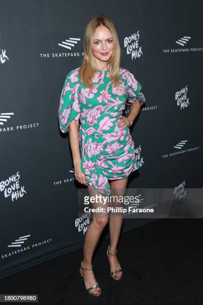 Heather Graham attends The Skatepark Project Gala at Chateau Marmont on November 17, 2023 in Los Angeles, California.