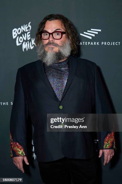 Jack Black attends The Skatepark Project Gala at Chateau Marmont on November 17, 2023 in Los Angeles, California.