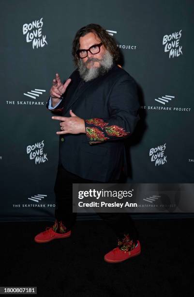 Jack Black attends The Skatepark Project Gala at Chateau Marmont on November 17, 2023 in Los Angeles, California.