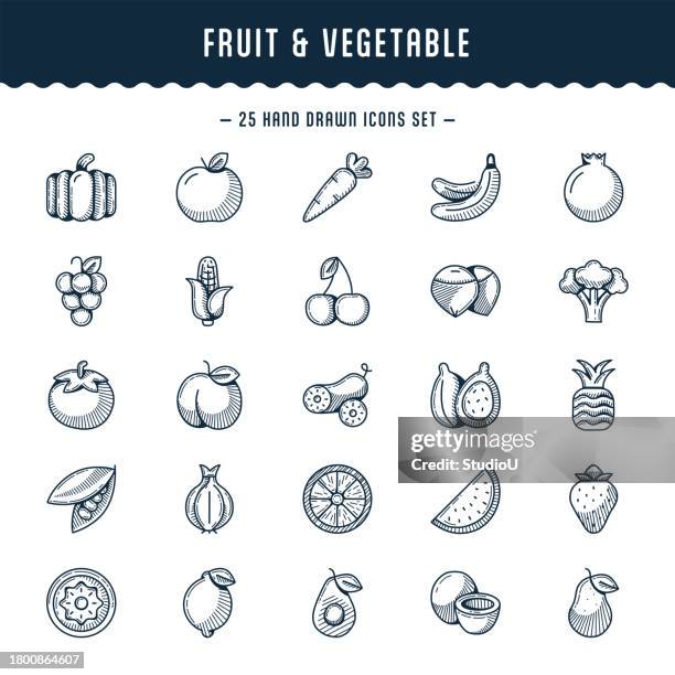 fruit and vegetable - tomato drawing stock illustrations