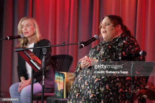 Dana Purdue and Chrissy Metz perform at Family Time with Chrissy Metz at The GRAMMY Museum on November 18, 2023 in Los Angeles, California.