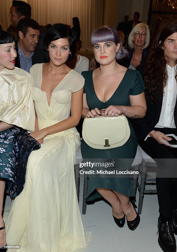 Zac Posen - Front Row - Mercedes-Benz Fashion Week Spring 2014