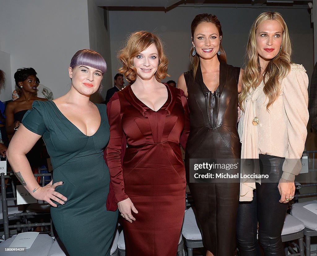 Zac Posen - Front Row - Mercedes-Benz Fashion Week Spring 2014