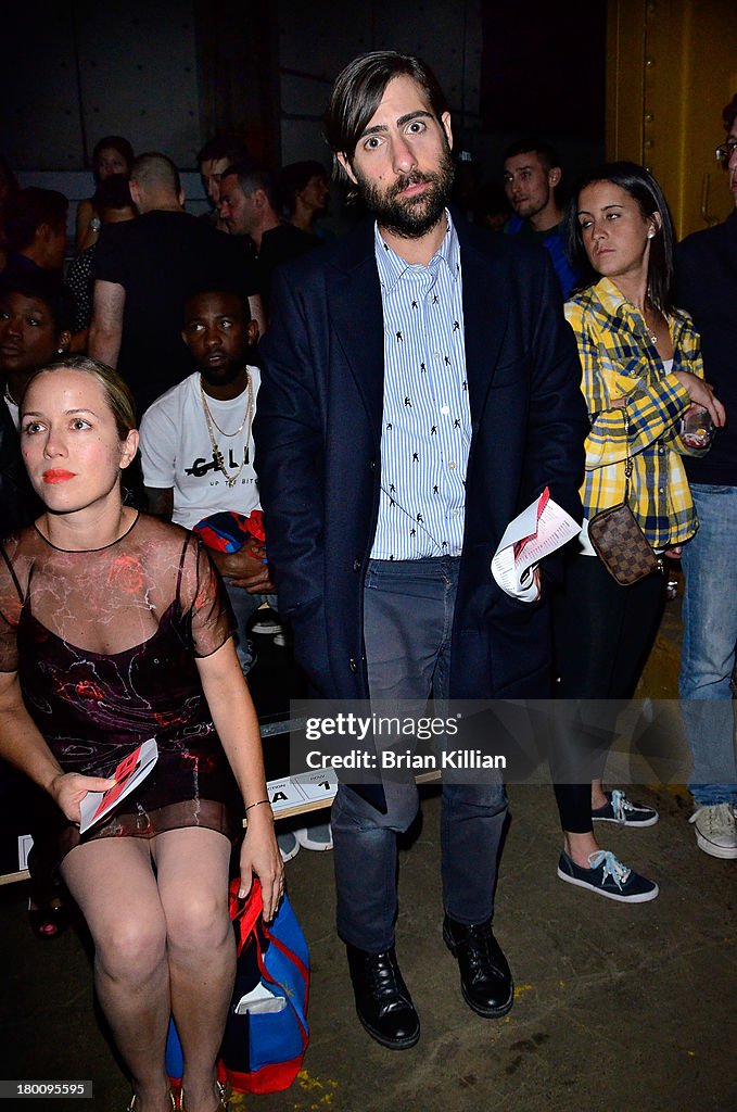 Opening Ceremony - Front Row & Backstage - Spring 2014 Mercedes-Benz Fashion Week