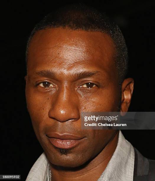 Actor Leon Robinson attends the Ricardo Seco fashion show during Mercedes-Benz Fashion Week Spring 2014 at Eyebeam Studio on September 8, 2013 in New...