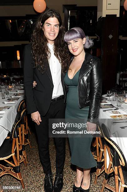 Matthew Mosshart and Kelly Osbourne attend "M·A·C Antonio" Collection Launch Event at The Odeon on September 8, 2013 in New York City.