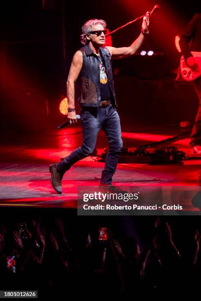 Luciano Ligabue performs at Palazzo dello Sport on November 18, 2023 in Rome, Italy.