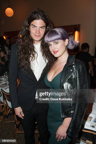 Matthew Mosshart and Kelly Osbourne attend the "M·A·C Antonio" Collection Launch Event at The Odeon on September 8, 2013 in New York City.