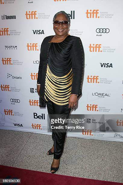 Actress Onyeka Onwenu arrives at the 'Half Of A Yellow Sun' Premiere during the 2013 Toronto International Film Festival at the Winter Garden Theatre...